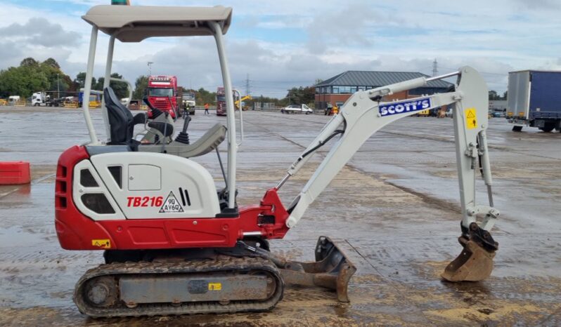 2020 Takeuchi TB216 Mini Excavators For Auction: Leeds – 23rd, 24th, 25th, 26th October @ 08:00am full