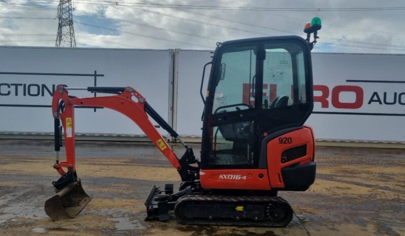 2020 Kubota KX016-4 Mini Excavators For Auction: Leeds – 23rd, 24th, 25th, 26th October @ 08:00am full