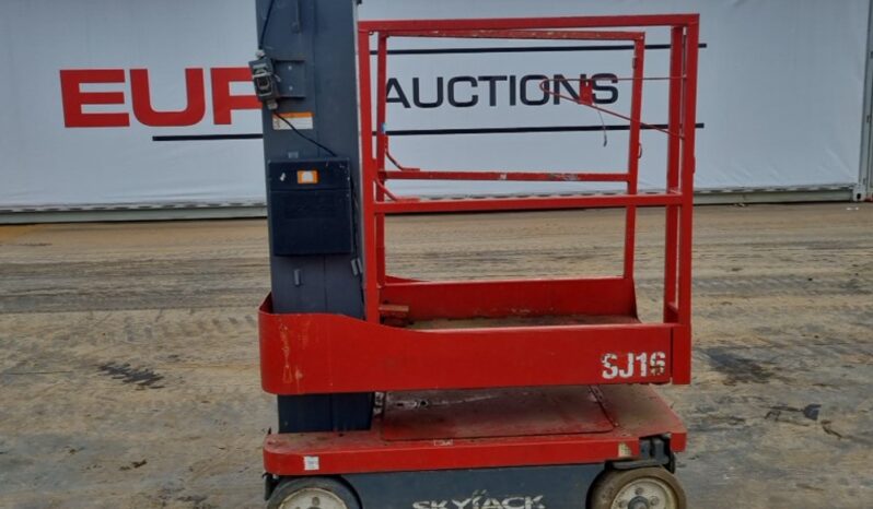 2014 SkyJack SJ16 Manlifts For Auction: Leeds – 23rd, 24th, 25th, 26th October @ 08:00am full