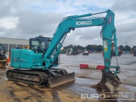 2018 Kobelco SK85MSR-3E 6 Ton+ Excavators For Auction: Leeds – 23rd, 24th, 25th, 26th October @ 08:00am full