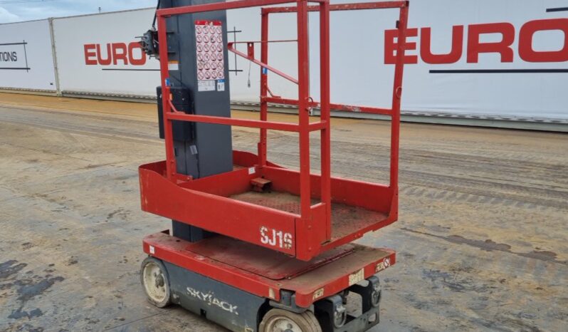 2014 SkyJack SJ16 Manlifts For Auction: Leeds – 23rd, 24th, 25th, 26th October @ 08:00am full