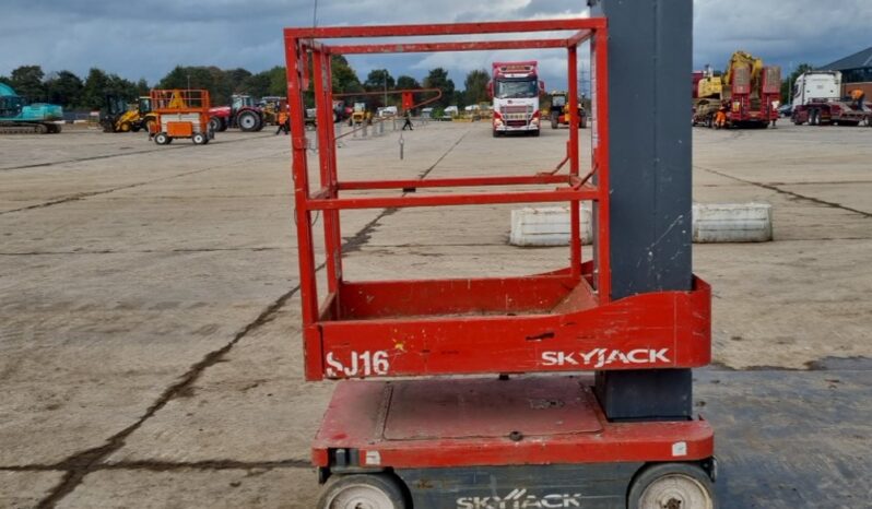 2019 SkyJack SJ16 Manlifts For Auction: Leeds – 23rd, 24th, 25th, 26th October @ 08:00am full