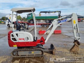 2020 Takeuchi TB216 Mini Excavators For Auction: Leeds – 23rd, 24th, 25th, 26th October @ 08:00am full