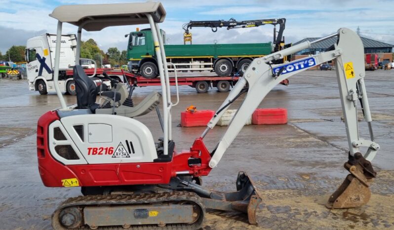 2020 Takeuchi TB216 Mini Excavators For Auction: Leeds – 23rd, 24th, 25th, 26th October @ 08:00am full