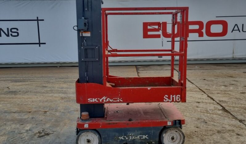 2019 SkyJack SJ16 Manlifts For Auction: Leeds – 23rd, 24th, 25th, 26th October @ 08:00am full