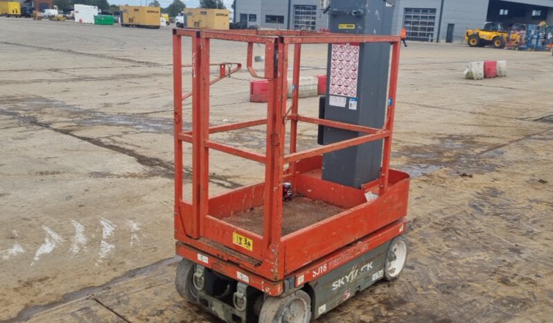 SkyJack SJ16 Manlifts For Auction: Leeds – 23rd, 24th, 25th, 26th October @ 08:00am full