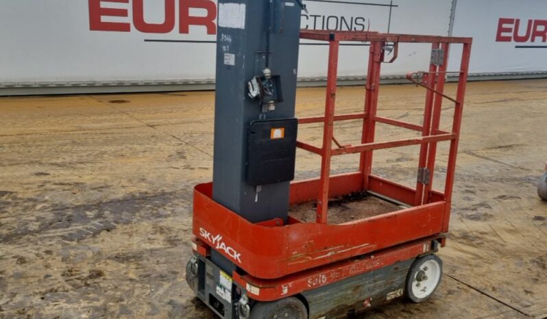 SkyJack SJ16 Manlifts For Auction: Leeds – 23rd, 24th, 25th, 26th October @ 08:00am