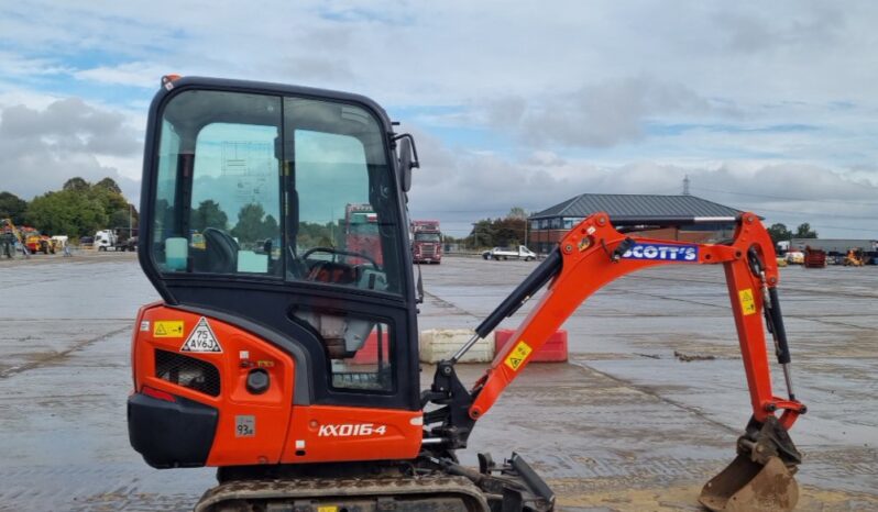 2020 Kubota KX016-4 Mini Excavators For Auction: Leeds – 23rd, 24th, 25th, 26th October @ 08:00am full