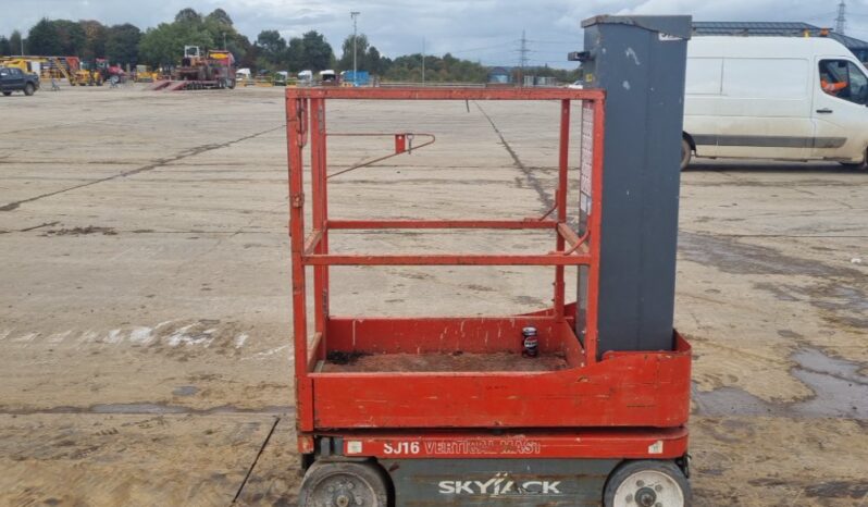 SkyJack SJ16 Manlifts For Auction: Leeds – 23rd, 24th, 25th, 26th October @ 08:00am full