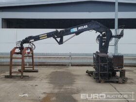 Atlas Hydraulic Loading Crane, Hydraulic Rotating Block Grab Hydraulic Loading Cranes For Auction: Leeds – 23rd, 24th, 25th, 26th October @ 08:00am full