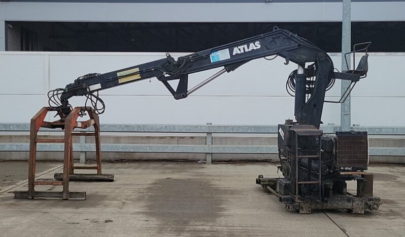 Atlas Hydraulic Loading Crane, Hydraulic Rotating Block Grab Hydraulic Loading Cranes For Auction: Leeds – 23rd, 24th, 25th, 26th October @ 08:00am full