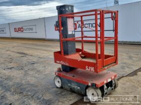 2019 SkyJack SJ16 Manlifts For Auction: Leeds – 23rd, 24th, 25th, 26th October @ 08:00am full