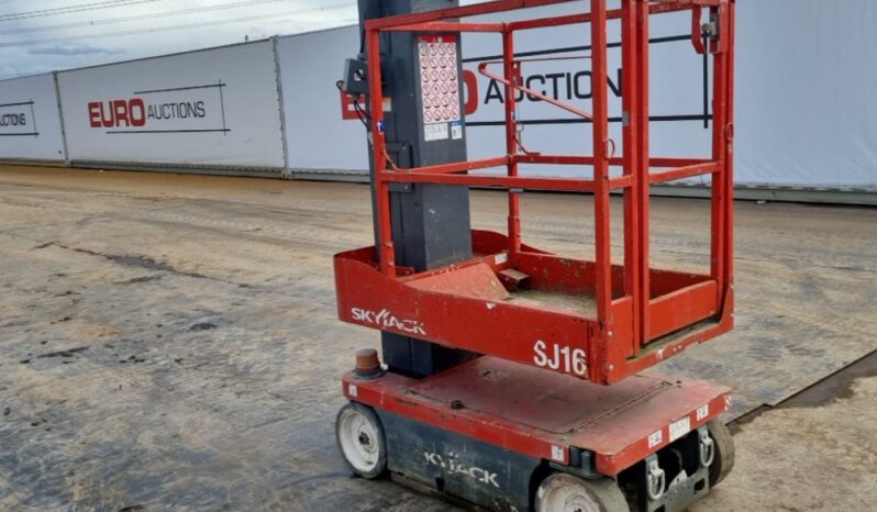 2019 SkyJack SJ16 Manlifts For Auction: Leeds – 23rd, 24th, 25th, 26th October @ 08:00am full