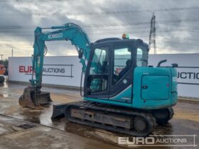 2018 Kobelco SK85MSR-3E 6 Ton+ Excavators For Auction: Leeds – 23rd, 24th, 25th, 26th October @ 08:00am full