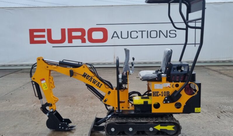 Unused 2024 Huawai HE10-B Mini Excavators For Auction: Leeds – 23rd, 24th, 25th, 26th October @ 08:00am full