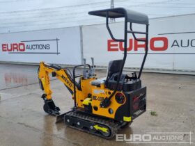 Unused 2024 Huawai HE10-B Mini Excavators For Auction: Leeds – 23rd, 24th, 25th, 26th October @ 08:00am full