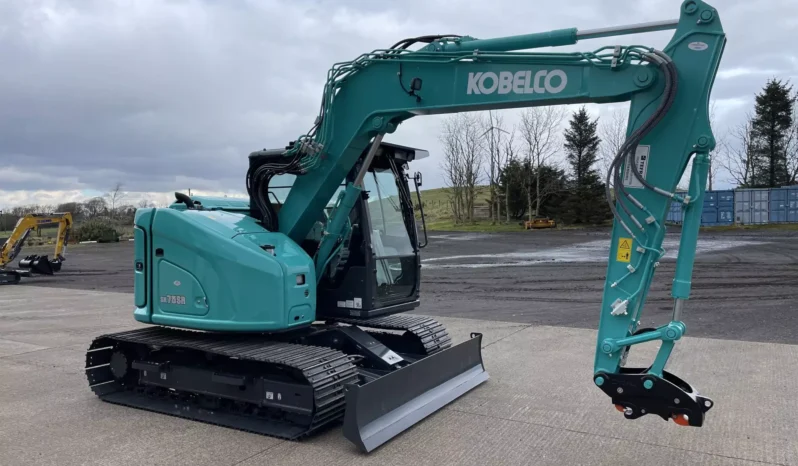 Kobelco SK75SR-7 Excavator, 8.5 tons, wide tracks full