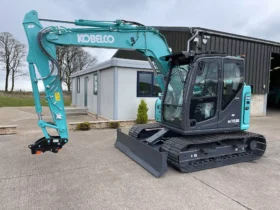 Kobelco SK75SR-7 Excavator, 8.5 tons, wide tracks