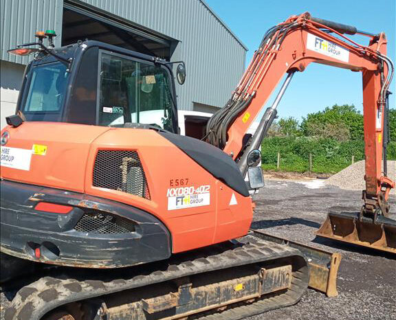 8T Excavator Kubota KX080-4A 2020 full