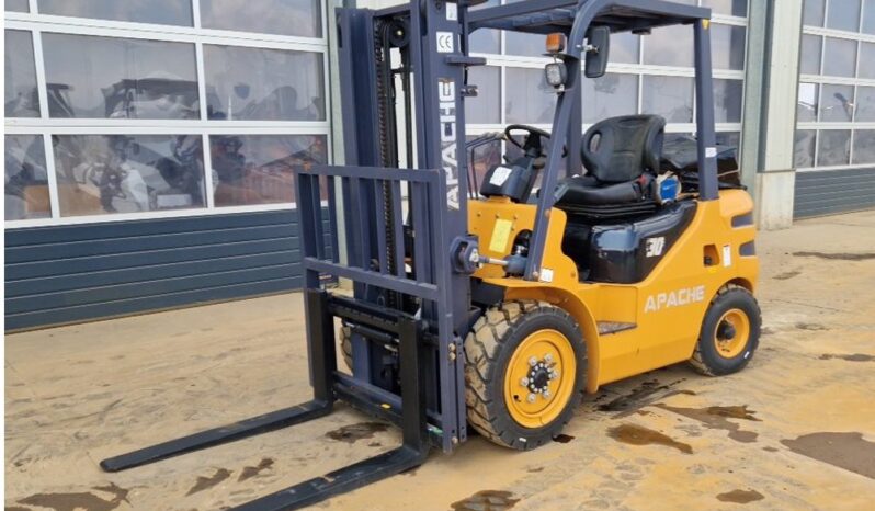 Unused 2024 Apache HH30Z Forklifts For Auction: Dromore – 6th & 7th December 2024 @ 9:00am For Auction on 2024-12-7