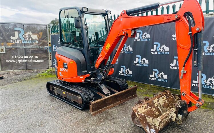 2016 Kubota U27-4 Excavator full