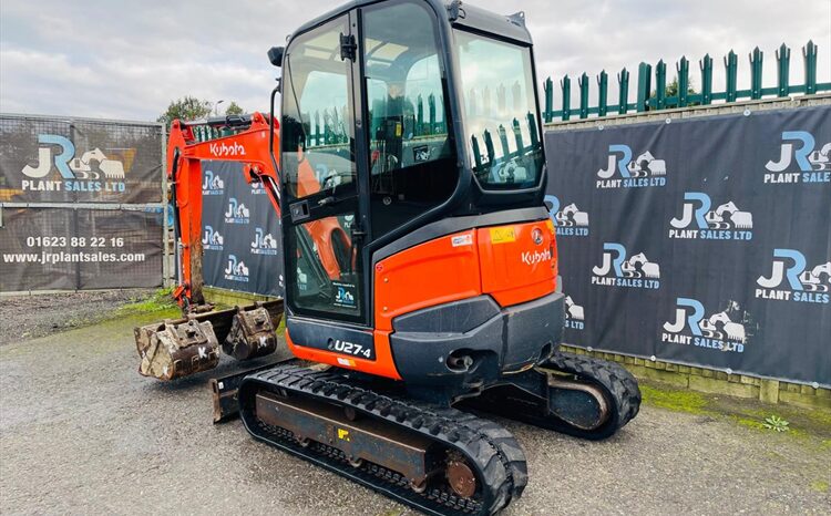 2016 Kubota U27-4 Excavator full