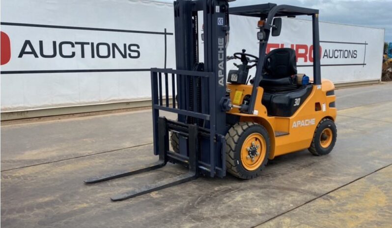 Unused 2024 Apache HH30Z Forklifts For Auction: Dromore – 6th & 7th December 2024 @ 9:00am For Auction on 2024-12-7