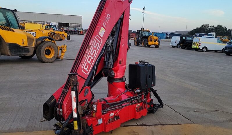 Fassi F110 Hydraulic Loading Cranes For Auction: Leeds – 23rd, 24th, 25th, 26th October @ 08:00am