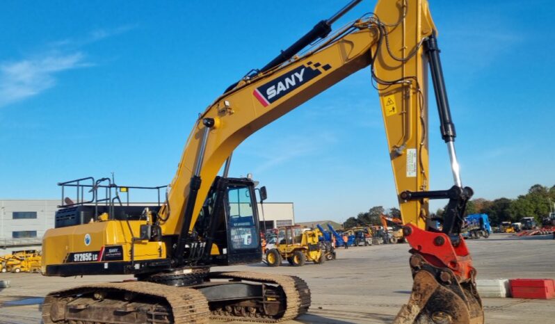 2021 Sany SY265C LC 20 Ton+ Excavators For Auction: Leeds – 23rd, 24th, 25th, 26th October @ 08:00am full