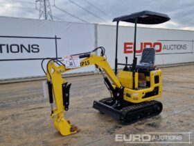 Unused 2024 Machpro MP15 Mini Excavators For Auction: Leeds – 23rd, 24th, 25th, 26th October @ 08:00am