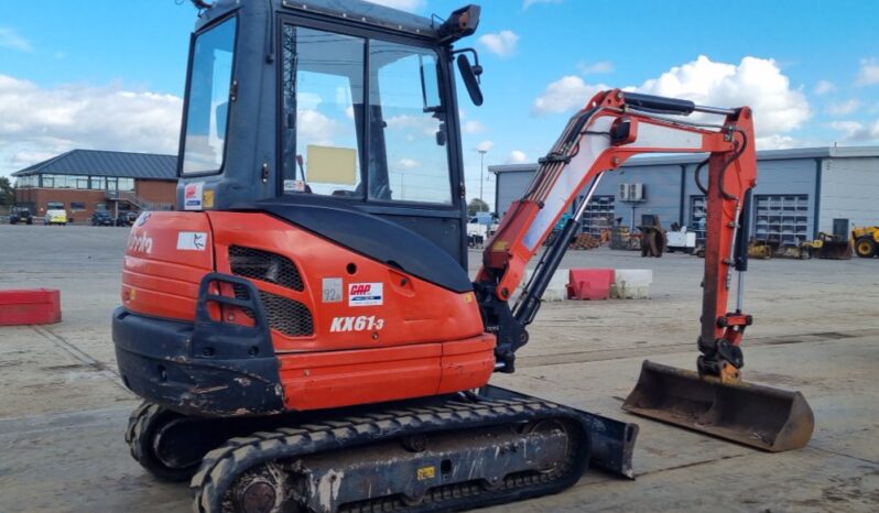 2016 Kubota KX61-3 Mini Excavators For Auction: Leeds – 23rd, 24th, 25th, 26th October @ 08:00am full