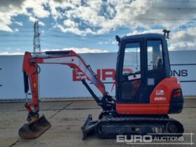 2016 Kubota KX61-3 Mini Excavators For Auction: Leeds – 23rd, 24th, 25th, 26th October @ 08:00am full