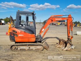 2012 Kubota KX61-3 Mini Excavators For Auction: Leeds – 23rd, 24th, 25th, 26th October @ 08:00am full