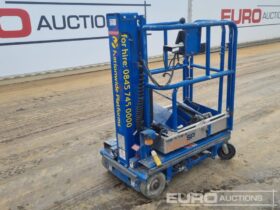 2017 Power Towers Nano SP Manlifts For Auction: Leeds – 23rd, 24th, 25th, 26th October @ 08:00am