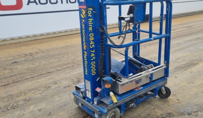 2017 Power Towers Nano SP Manlifts For Auction: Leeds – 23rd, 24th, 25th, 26th October @ 08:00am