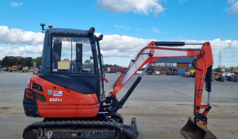 2016 Kubota KX61-3 Mini Excavators For Auction: Leeds – 23rd, 24th, 25th, 26th October @ 08:00am full