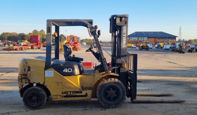 Detank FD40 Forklifts For Auction: Leeds – 23rd, 24th, 25th, 26th October @ 08:00am full