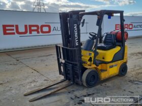 2015 Hyundai 18L Forklifts For Auction: Leeds – 23rd, 24th, 25th, 26th October @ 08:00am