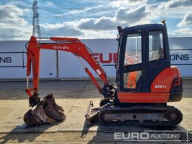 2012 Kubota KX61-3 Mini Excavators For Auction: Leeds – 23rd, 24th, 25th, 26th October @ 08:00am full