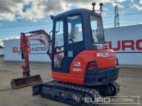 2016 Kubota KX61-3 Mini Excavators For Auction: Leeds – 23rd, 24th, 25th, 26th October @ 08:00am full