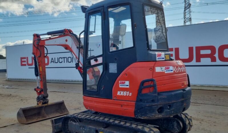 2016 Kubota KX61-3 Mini Excavators For Auction: Leeds – 23rd, 24th, 25th, 26th October @ 08:00am full