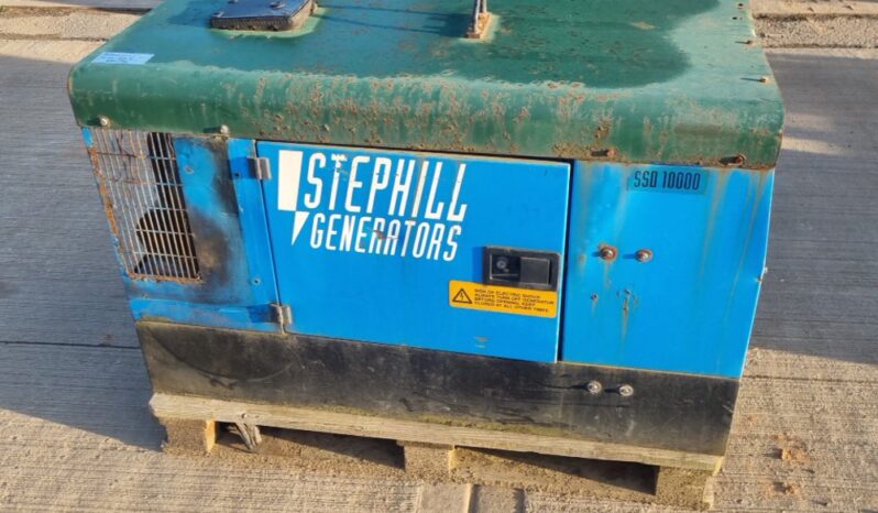 Stephill SSD10000 Generators For Auction: Leeds – 23rd, 24th, 25th, 26th October @ 08:00am full