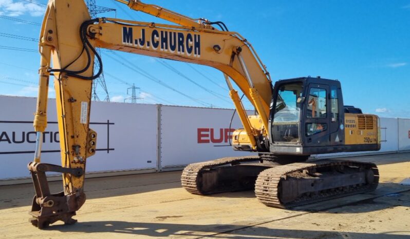 Hyundai R250LC-7A 20 Ton+ Excavators For Auction: Leeds – 23rd, 24th, 25th, 26th October @ 08:00am