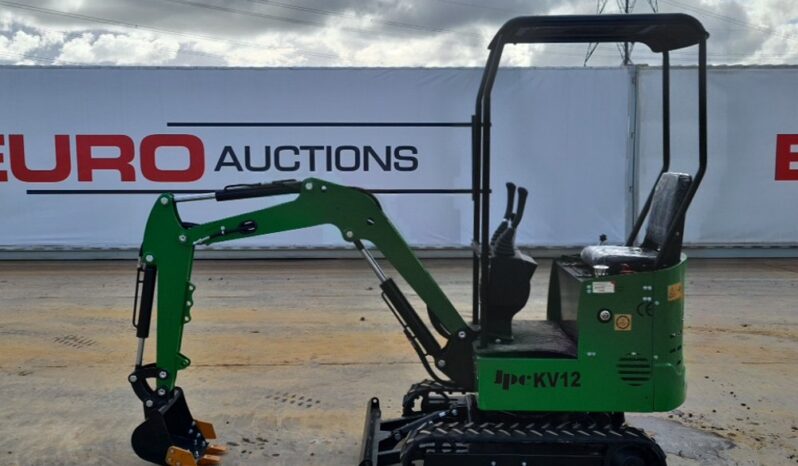 Unused 2024 JPC KV12 Mini Excavators For Auction: Leeds – 23rd, 24th, 25th, 26th October @ 08:00am full