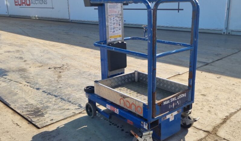 2017 Power Towers Nano Manlifts For Auction: Leeds – 23rd, 24th, 25th, 26th October @ 08:00am full