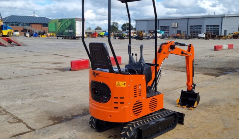 Unused 2024 JPC KV12 Mini Excavators For Auction: Leeds – 23rd, 24th, 25th, 26th October @ 08:00am full