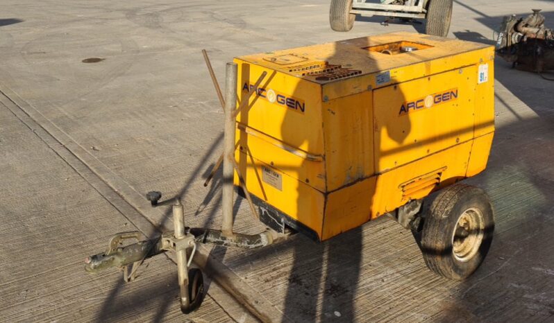 ArcGen Single Axle Welder Generator Generators For Auction: Leeds – 23rd, 24th, 25th, 26th October @ 08:00am