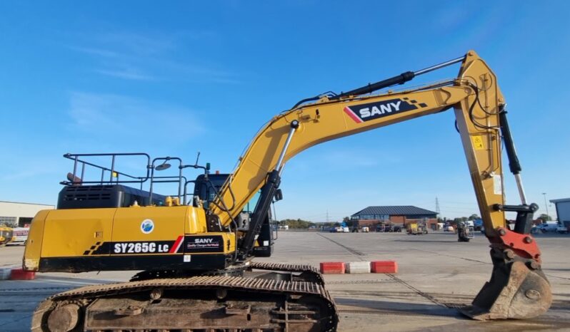 2021 Sany SY265C LC 20 Ton+ Excavators For Auction: Leeds – 23rd, 24th, 25th, 26th October @ 08:00am full