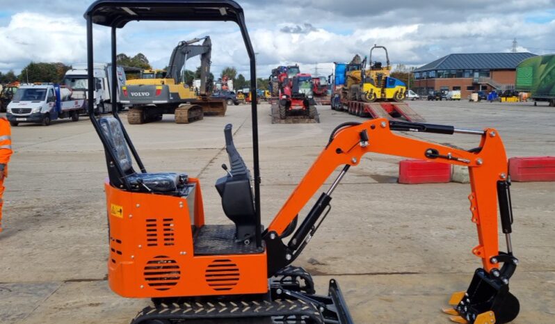 Unused 2024 JPC KV12 Mini Excavators For Auction: Leeds – 23rd, 24th, 25th, 26th October @ 08:00am full