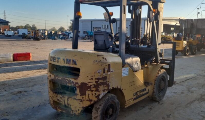 Detank FD40 Forklifts For Auction: Leeds – 23rd, 24th, 25th, 26th October @ 08:00am full